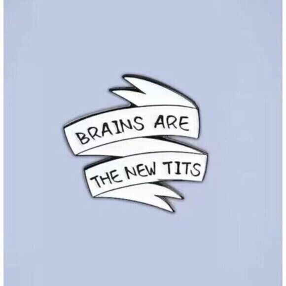 3/20 Brains New Ti*s Enamel Pin - Picture 1 of 1